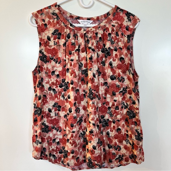 Northern Reflections Tops - Northern Reflections Sleeveless Blouse Size Large, Rust, Black, Cream